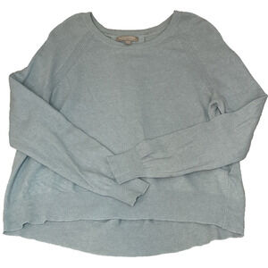 Banana Republic Touch Of Cashmere Women’s Ice Blue Sweater Size L